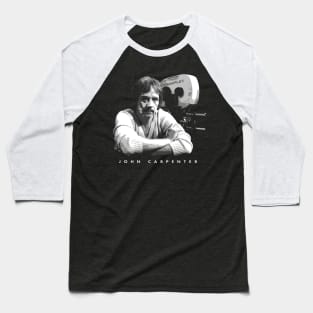 John Carpenter - Portrait Baseball T-Shirt